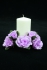 Lavender Candle Ring for Pillar Candle  (Lot of 1) SALE ITEM
